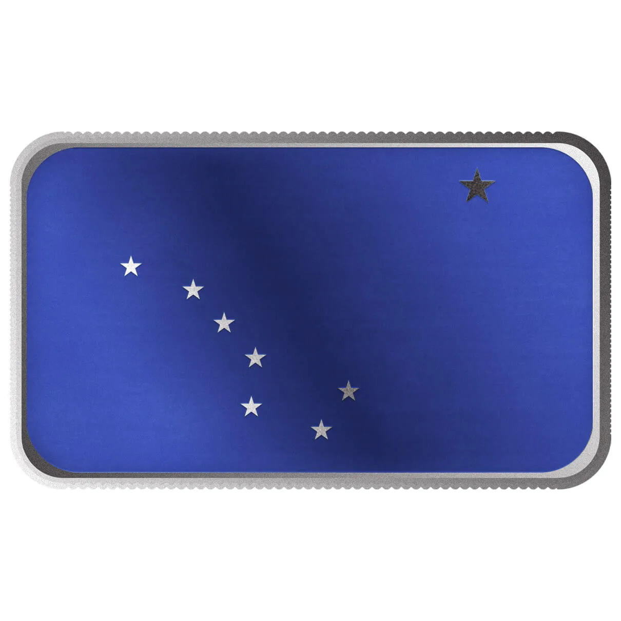 2024 Scottsdale Mint United States Flag Series 1 Troy Ounce 999 Fine Silver Alaska