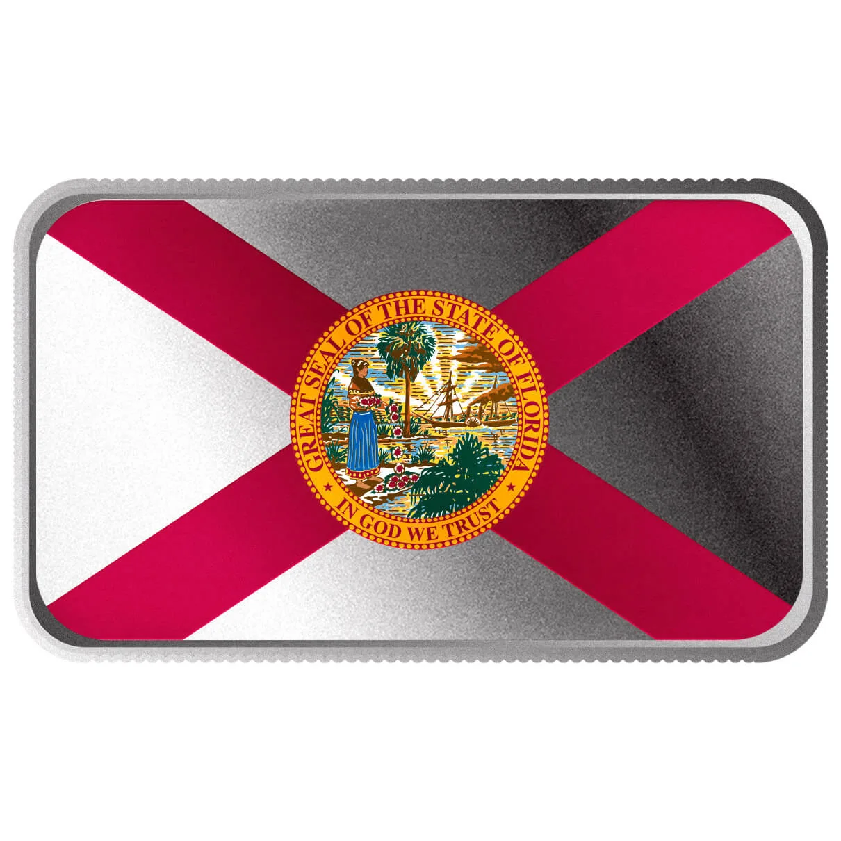 2024 Scottsdale Mint United States Flag Series 1 Troy Ounce 999 Fine Silver Florida