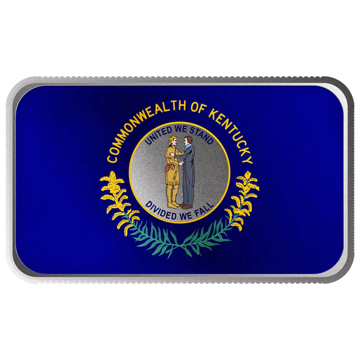 2024 Scottsdale Mint United States Flag Series 1 Troy Ounce 999 Fine Silver Kentucky