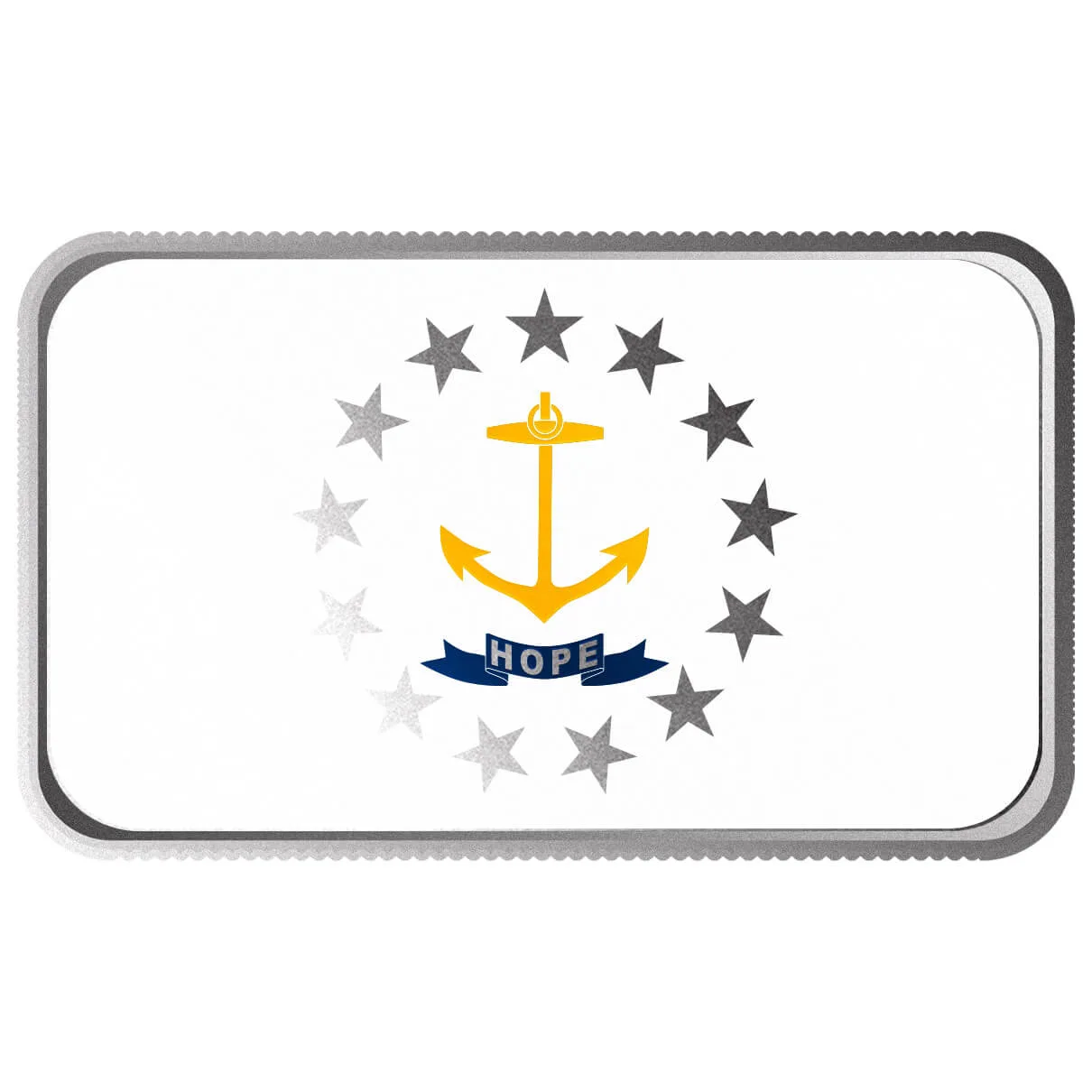 2024 Scottsdale Mint United States Flag Series 1 Troy Ounce 999 Fine Silver Rhode Island