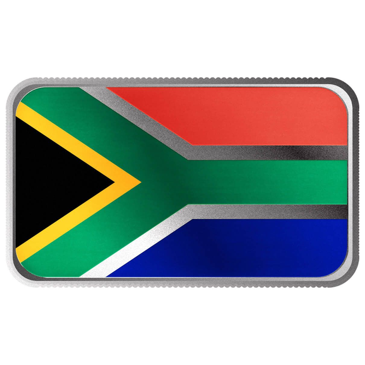 2024 Scottsdale Mint World Flag Series 1 Troy Ounce 999 Fine Silver South Africa