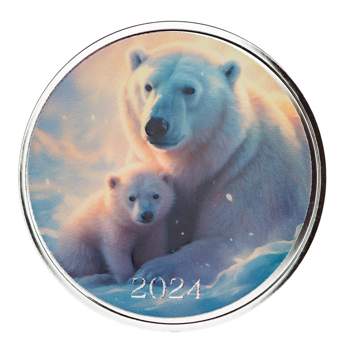 2024 Scottsdale Mint Christmas 1 Troy Ounce 999 Fine Silver Color Bars And Rounds 015