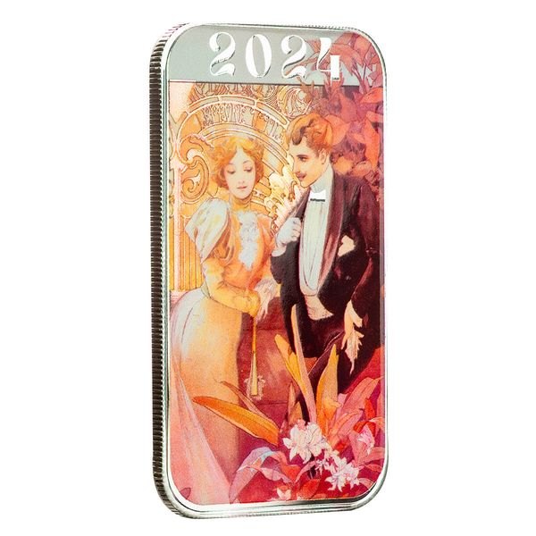 2024 Scottsdale Mint Christmas 1 Troy Ounce 999 Fine Silver Color Bars And Rounds 029