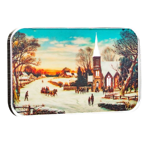 2024 Scottsdale Mint Christmas 1 Troy Ounce 999 Fine Silver Color Bars And Rounds 045