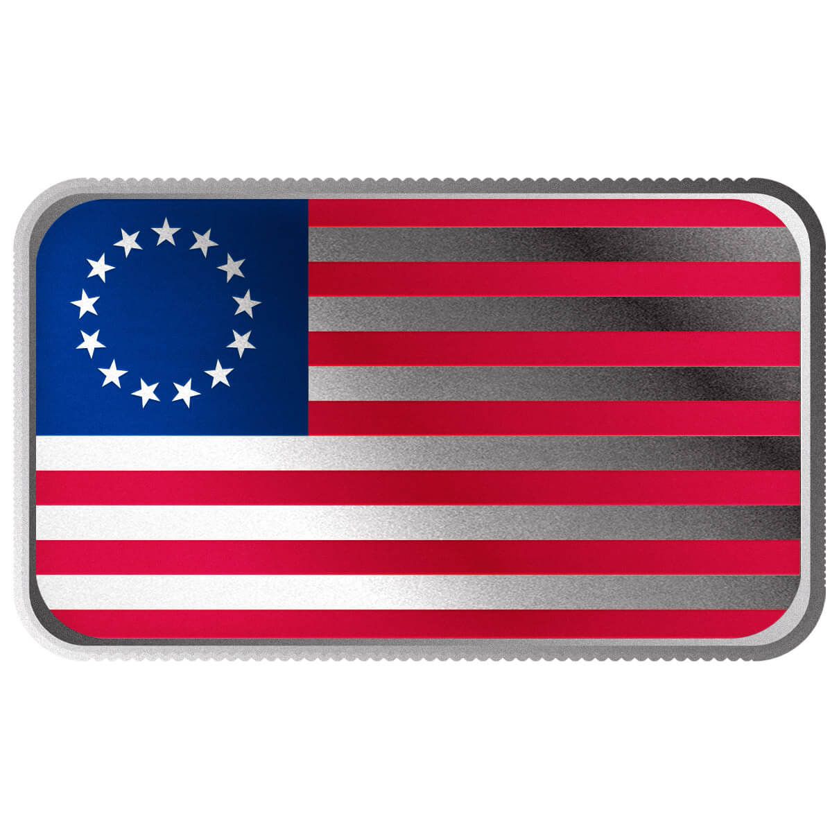 2024 Scottsdale Mint Historical Flag Series 1 Troy Ounce 999 Fine Silver Betsy Ross Usa