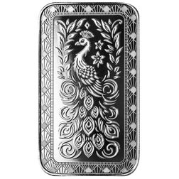 2024 Scottsdale Mint Marquee Peacock 1 Troy Ounce 9999 Fine Silver Bar 06