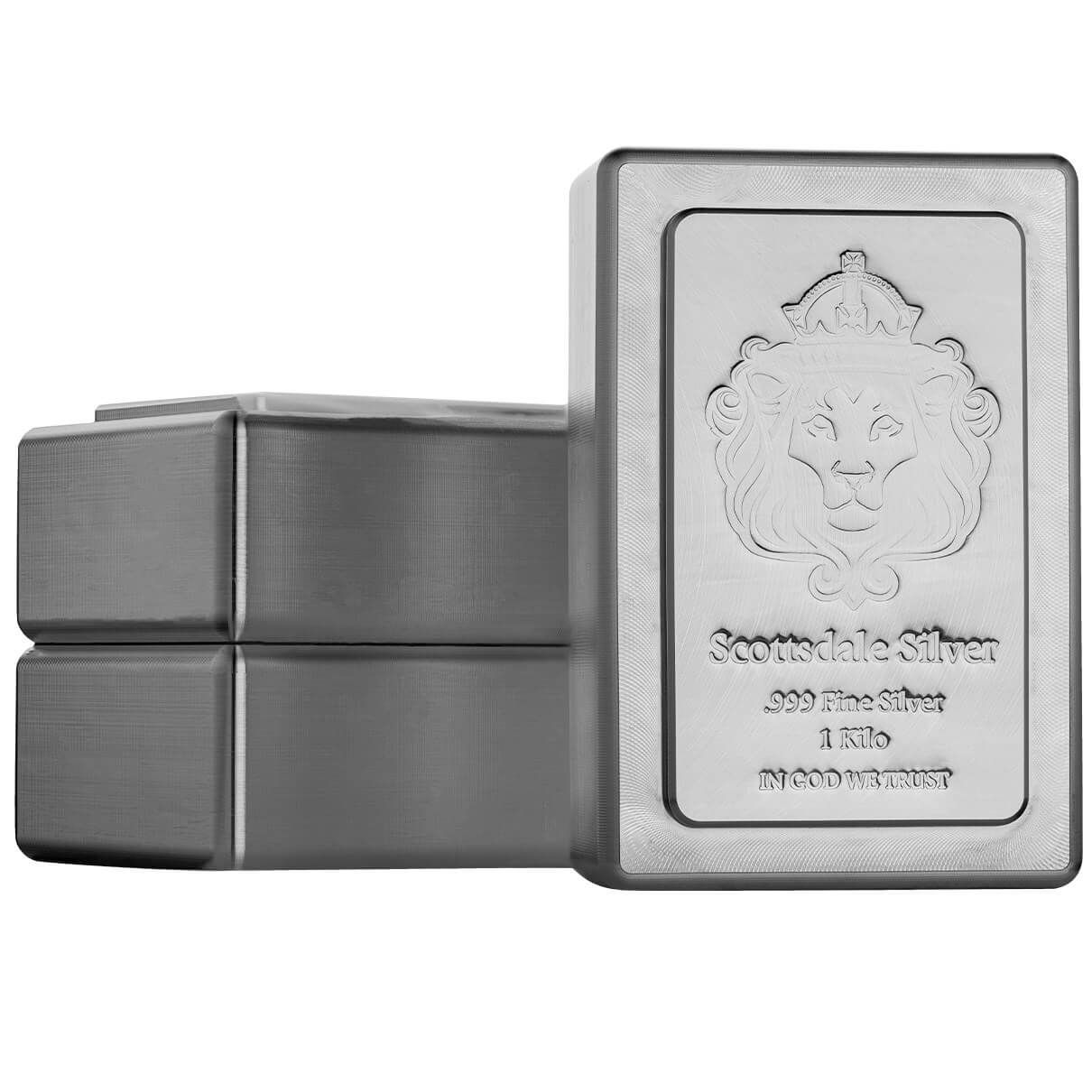 Scottsdale Mint 999 Fine Silver 1 Troy Kilo Stacker 11