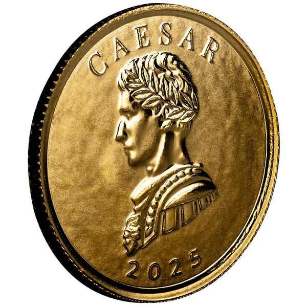 2025 Samoa Commander Series Julius Caesar One Tenth Troy Oz 9999 Gold Legal Tender Coin