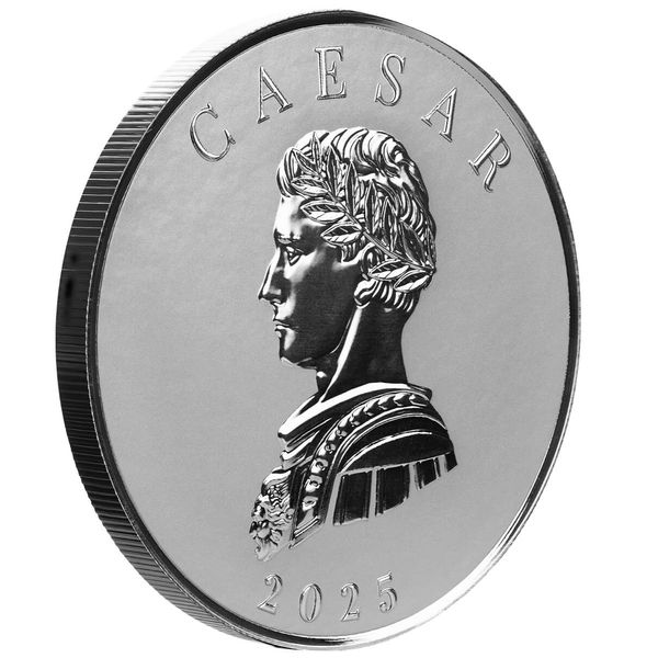 2025 Samoa Commander Series Caesar 5 Troy Oz 9999 Silver Legal Tender Coin
