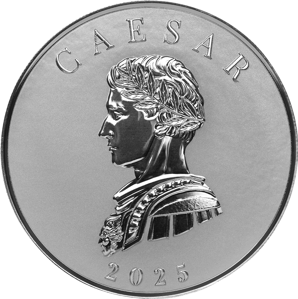 2025 Samoa Commander Series Caesar 5 Troy Oz 9999 Silver Legal Tender Coin