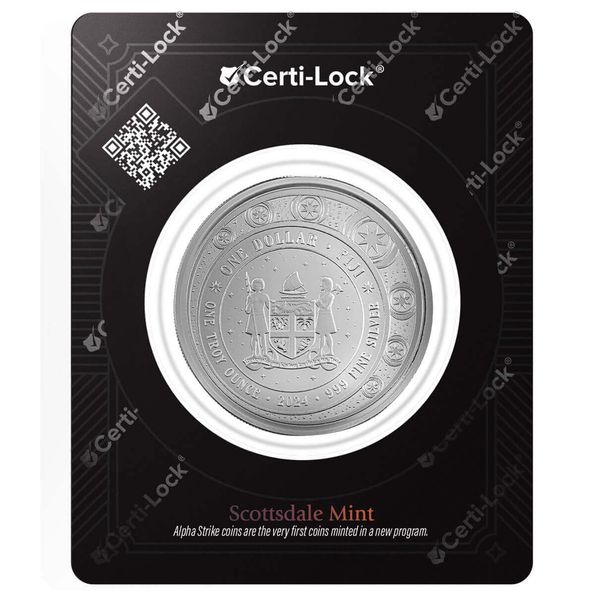 2024 Scottsdale Mint Fiji Unicorn In The Forest 1 Troy Ounce 999 Fine Silver Color Proof Rainbow 09