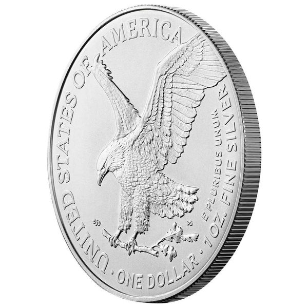2025 United States Of America Mint Eagle And Walking Liberty 1 Troy Ounce 999 Fine Silver Legal Tender 1 Dollar Coin 08