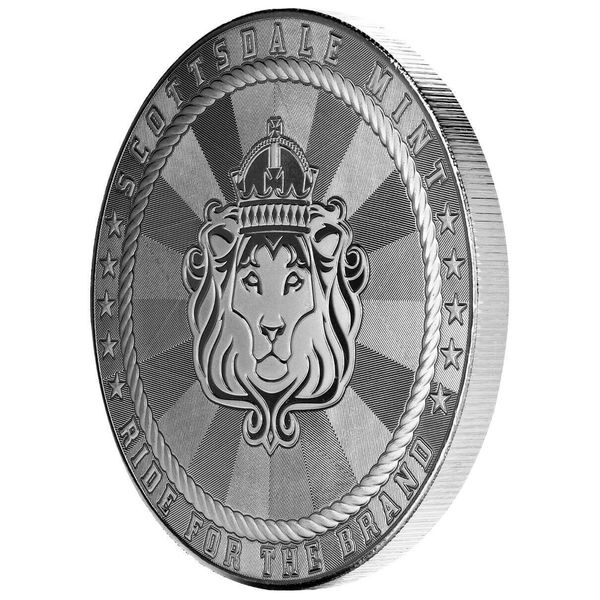 Scottsdale Mint Rifleman With Buffalo Privy 1 Troy Oz 9999 Fine Silver Round 01 2