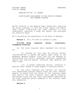 Wyoming Bill Gold 1