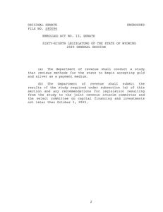 Wyoming Bill Gold 2