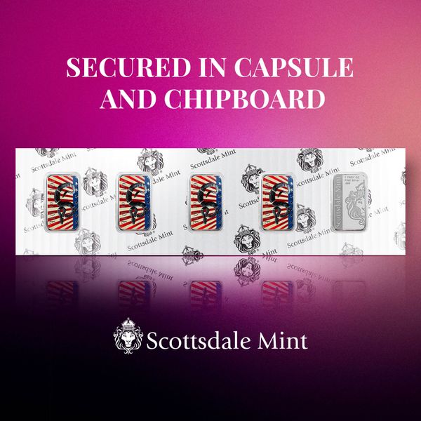 2024 Join Or Die Scottsdale Mint 1 Troy Ounce 999 Fine Silver Color Barcolor