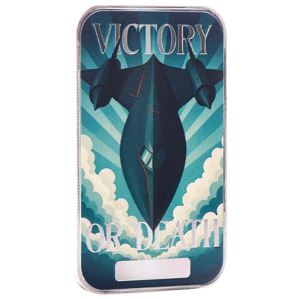 2025 Scottsdale Mint Victory Or Death 1 Troy Ounce 999 Fine Silver Color Bar 01