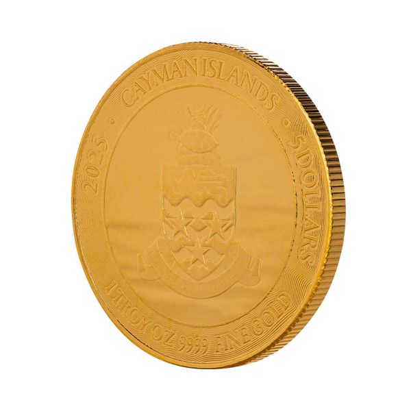 2025 Scottsdale Mint Cayman Islands Monetary Authority Blue Marlin 1 Troy Ounce 9999 Fine Gold Proof Like Legal Tender Coin 02