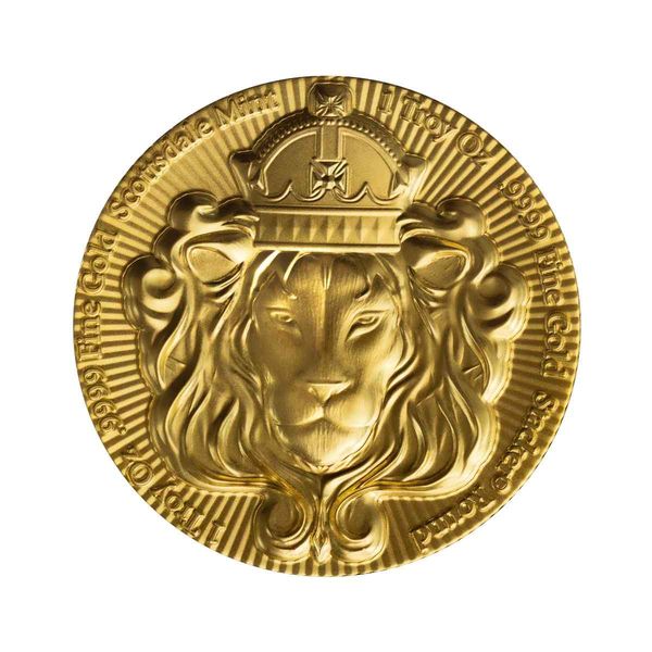 2025 Scottsdale Mint Lion Stacker 1 Troy Ounce 9999 Fine Gold Bu 03 2 Web